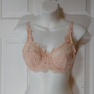 Breezies 34a Pink Lace Bra A87663 RN 90875